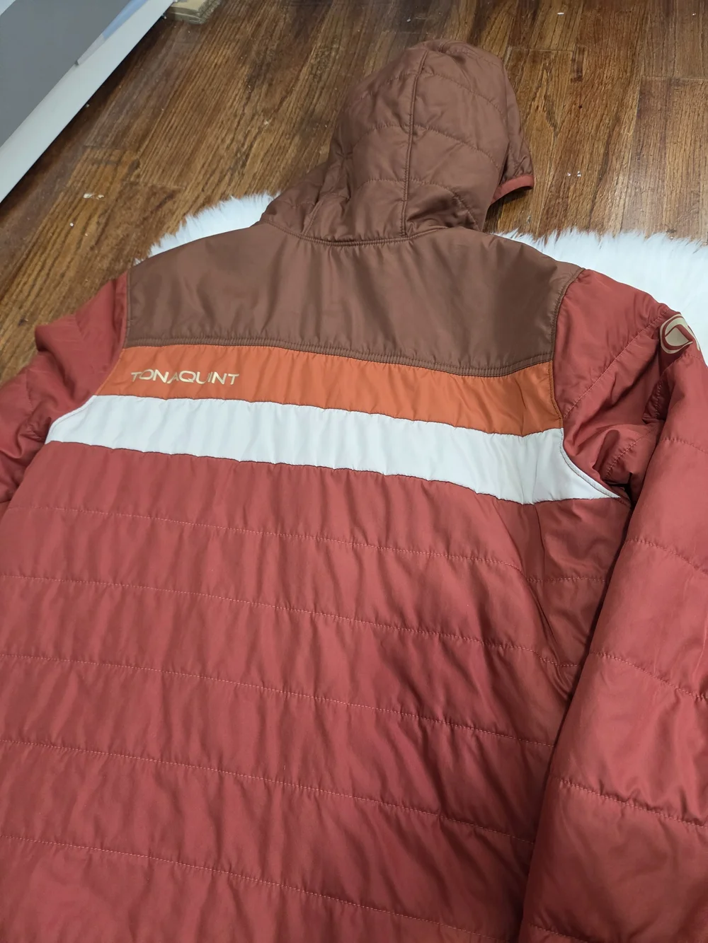 AL.L. Bean Mountain Classic  Brown Hooded Puffer Jacket